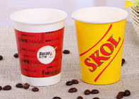 China Um costume de 12 copos de café do papel da onça 8 onça/logotipo imprimiu os copos de papel para bebidas quentes empresa