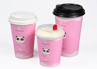 China Única parede bebendo marcada copos de café descartáveis dos copos de papel com tampas empresa