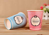 Children Lovely Single Wall Paper Cups For Hot Cold Drinks , Logo Printing