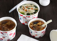 China Logotipo que imprime os recipientes afastados da sopa, recipientes descartáveis da sopa com tampas empresa