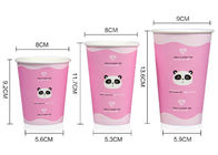Branded Drinking Single Wall Paper Cups Disposable Coffee Cups With Lids