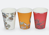 Party / Wedding Single Wall Paper Cups With Lids For Hot Drinks , FDA Approved