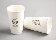 16oz que bebe os copos de papel isolados biodegradáveis para cafetarias