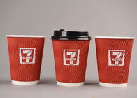 copos de café biodegradáveis quentes do produto comestível de copos de papel da ondinha 16oz/