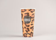 Hot Drinks Take Out Coffee Cups Disposable With 3- Color Printing
