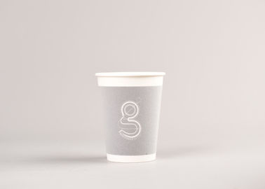 China Copo bebendo de papel biodegradável para o costume do logotipo do café impresso fábrica