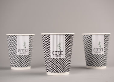 China Copos triplos biodegradáveis da parede para beber quente/café, Eco amigável fábrica